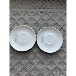 Vintage Taylor Smith & Taylor Fortune SAUCERS Set of 2 USA